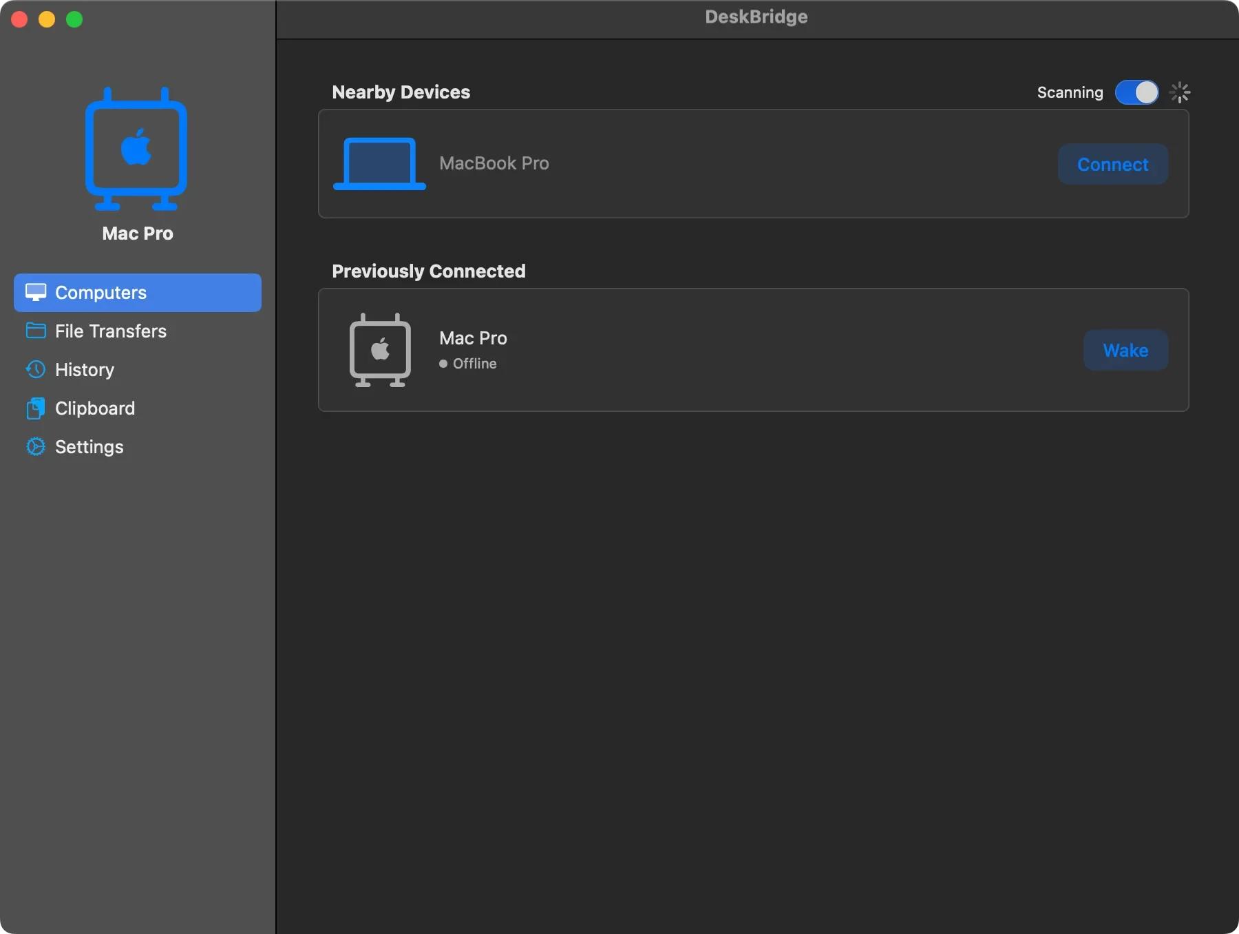 DeskBridge screenshot 1