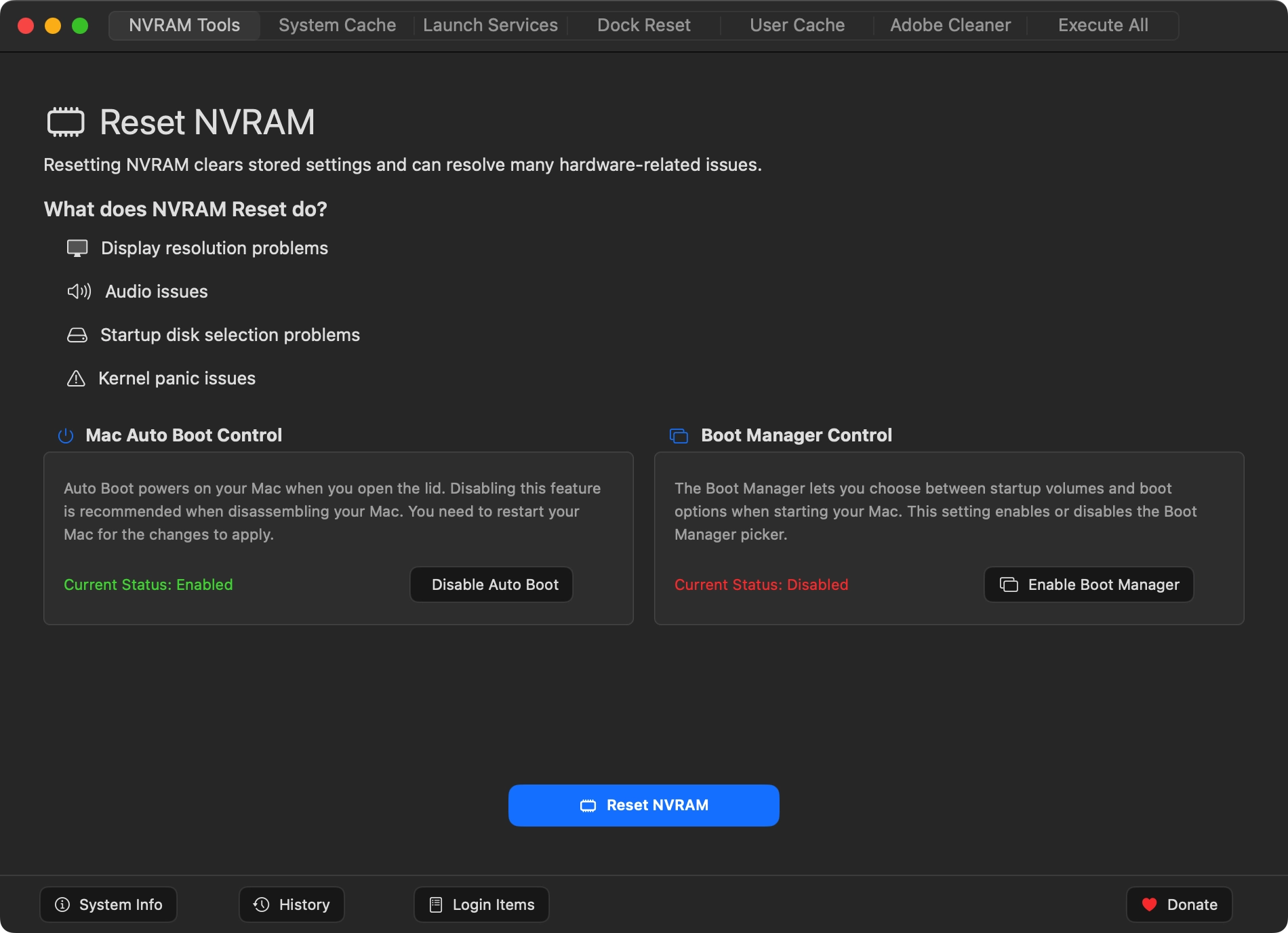 Mac Optimizer screenshot