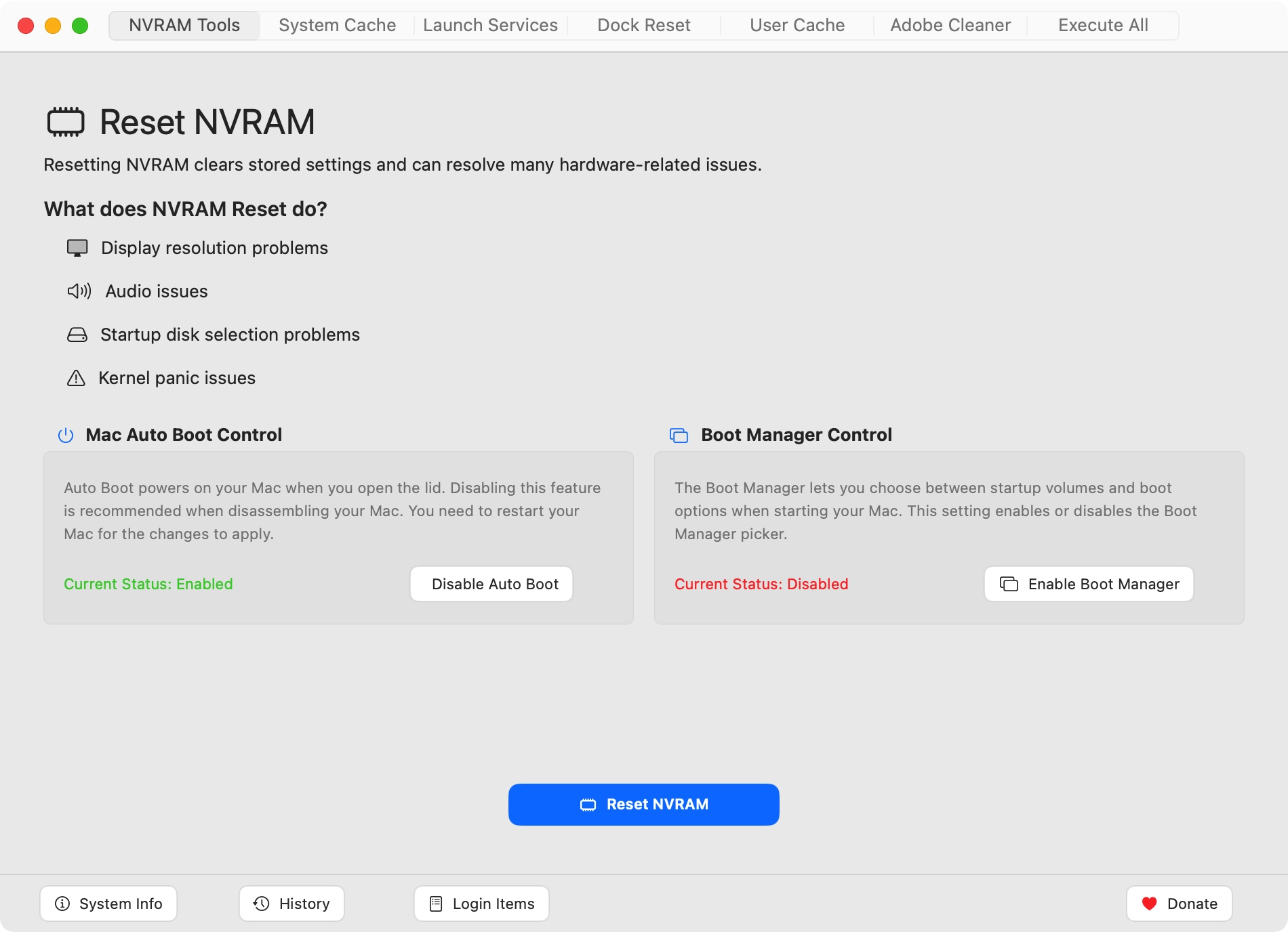 Mac Optimizer screenshot