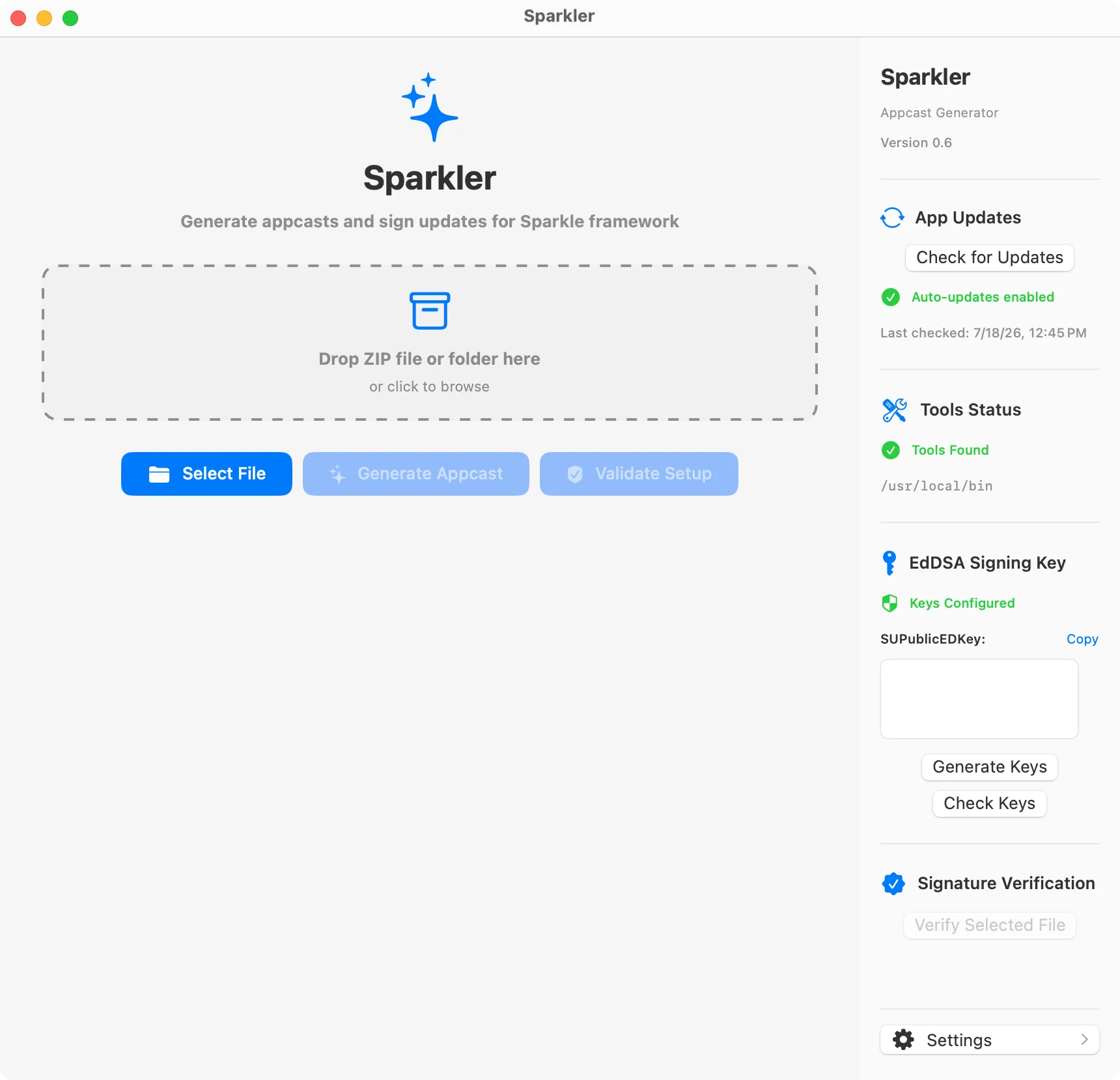 Sparkler screenshot