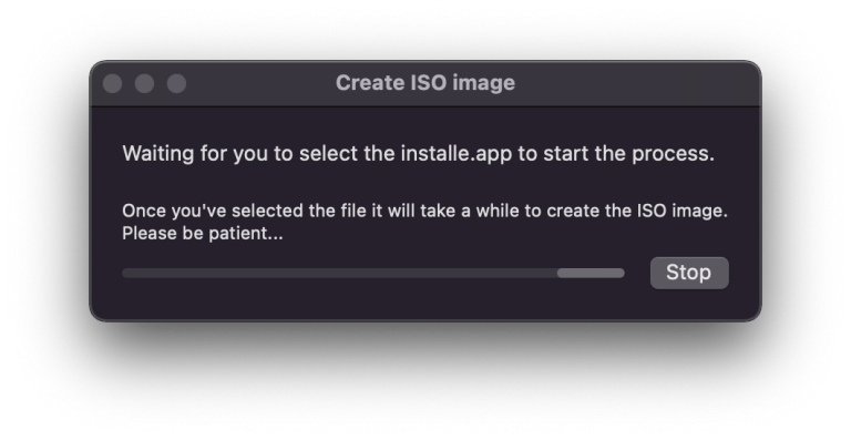 ISO Image Creator main screen